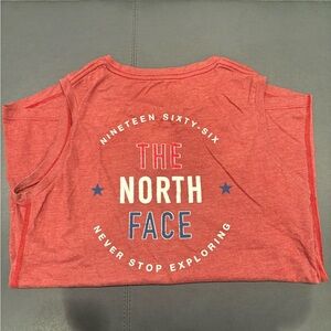 The North Face Heathered Red Sleeveless Top